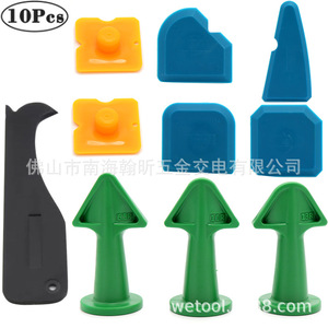 Pro Caulk Tool Set 5Pcs Plastic Corner Smoothing Scraper For Bathroom Sealing - Product Image 5