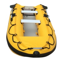 Goethe — bateau gonflable en PVC GTK370, Kayak de pêche, bon marché, avec pagaie, siège de bateau en aluminium, 12 pieds