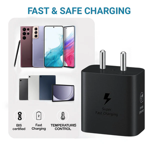 อะแดปเตอร์ชาร์จเร็วสุดๆ45W PD พร้อมการป้องกันกันไฟสำหรับ Samsung <span class=keywords><strong>Galaxy</strong></span> Series <span class=keywords><strong>โทรศัพท์</strong></span>มือถือและแล็ปท็อปเอาต์พุต5V/3A - Product Image 4