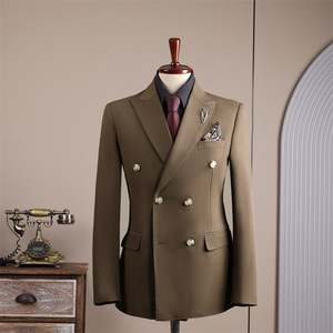 LCBZ Costume Homme 3 Pièces, Double Boutonnage, Manches Longues, Quatre Saisons, OEM, Vêtement Homme, Costume Formel Personnalisé, Smoking - Product Image 3