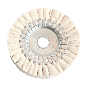 Rueda pulidora de vías respiratorias de algodón de 6 "150*22 Mm rueda de pulido de tela cosida en espiral de algodón de alta resistencia para el cuidado del coche - Product Image 2