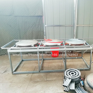 Machine pour fabriquer le pain plat de qualité supérieure, 40cm de diamètre, par pression, chauffage à gaz, capati - Product Image 4