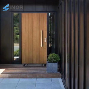 Porte d'entrée en fibre de verre axée sur la sécurité avec panneau renforcé et système de verrouillage multipoints pour bâtiment commercial - Product Image 6