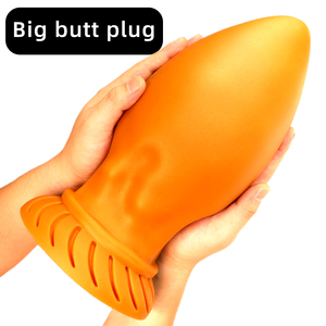 Juguete sexual anal femenino de silicona con diseño de diente de tigre, OEM, de gel de sílice dorado, de uso prolongado, juguete divertido para el placer sexual de adultos, juguete para la zona posterior. - Product Image 3