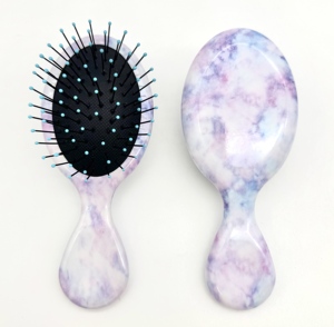 Precioso cepillo de pelo para desenredar con cerdas suaves para niños, fábrica al por mayor, patrones personalizados OEM - Product Image 2