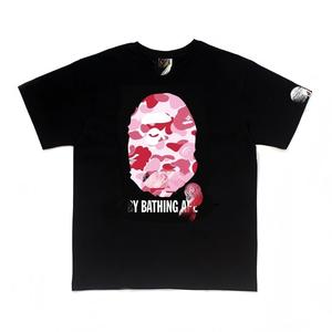 Camiseta deportiva para hombre, venta al por mayor transfronteriza, con estampado gráfico de letras, de manga corta, unisex, holgada, informal, estilo urbano, oversize <span class=keywords><strong>BA</strong></span> - Product Image 1