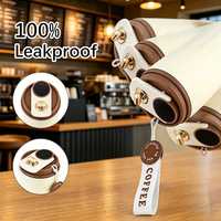 Vaso Térmico de Acero Inoxidable con Tapa, Taza de Café, Vaso Reutilizable