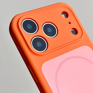 Funda de Silicona Magnética Mate S095 para Teléfono, Funda de Silicona Moderna para iPhone 16 17 18 Pro Max - Product Image 2