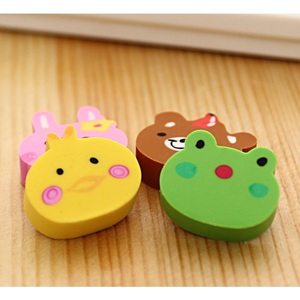 Copllent Cục Tẩy Bút Chì Tùy Chỉnh Giá Rẻ Khuyến Mại Bán Chạy 2D Gấu Ếch Cục Tẩy Hoạt Hình Hình Hình Động Vật Hoạt Hình Dễ Thương - Product Image 4
