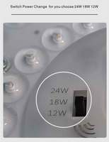 CE ERP ETL certificat 5CCT interrupteur puissance interrupteur sélectionnable télécommande Radar détection LED lumière Kit LED plafonnier Module