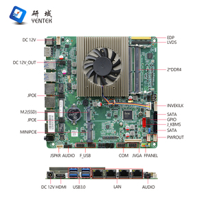 New 4 RJ45 Gigabit LAN 2 COM SOC Low Power I7 8665U Quad Core Double DDR4 M.2 HD VGA LVDS EDP <b>Mini</b> ITX Motherboard - Product Image 3