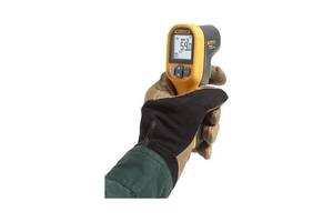 Thermomètre infrarouge MT4 sans contact, affichage LCD, rapport distance-point 10:1, émissivité réglable - Product Image 5
