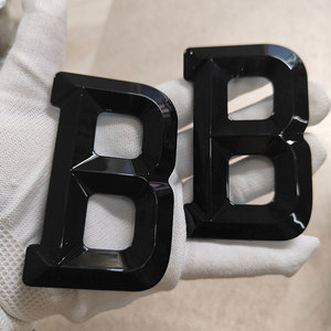 All'ingrosso 3D 4D Uk <span class=keywords><strong>Font</strong></span> smussato Abs in rilievo lettere per targa auto - Product Image 1