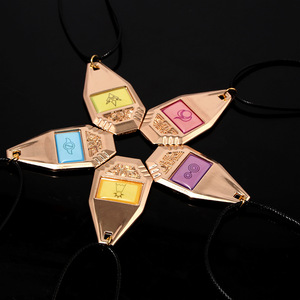 Collar con Emblemas de Digimon Adventure Prop de Cosplay Monstruo Digital Emblema del Valor Amistad Amor Esperanza Colgante Luminoso - Product Image 3