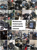 Système de surveillance de la pression des pneus de moto Porcsi, surveillance en temps réel, écran LCD, autonomie de la batterie de 3 ans, capteurs internes pour 2 roues