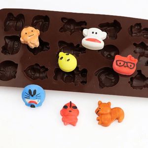 Vente flash - Moules en silicone pour chocolat en forme d'animaux, moules pour bonbons gélifiés, bac à glaçons en silicone OEM/ODM - Product Image 1