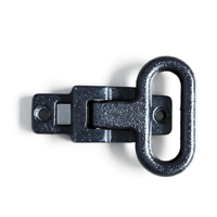Marchepied universel pliable en fonte noire électrophorétique robuste pour bateau, marine, camion, yacht, camping-car, mât