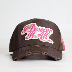 قبعات دنيم مغسولة أصلية جديدة بالجملة من ثريونت وان 31 مع رقعة جلدية مطرزة لتخصيص شعارك - Product Image 2