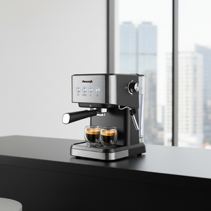 Máquina de Café Espresso Profesional de Grado Premium, Material de Grado Alimenticio, Rendimiento Estable, Operación Manual con Botones - Product Image 1