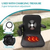 Meilleure vente de siège de stade de massage chauffant pliable portable pour les sports de plein air
