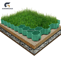 Grille de drainage alvéolée en plastique HDPE robuste YU, modèle G-31, pour stabilisation de gravier dans les parkings et l'aménagement paysager
