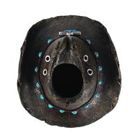 Chapeau de cowboy original et unique, nichoir pour oiseaux, décoration d'arbre, un cadeau économique
