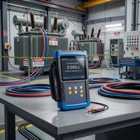 Testeur de résistance DC automatique pour bobinages de transformateurs, 10A, numérique, portable, pour bobines triphasées et postes de transformation
