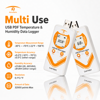 Enregistreur de données M502-TH T+H : Suivi professionnel des courbes d'humidité et des données pour les produits chimiques sensibles à l'humidité