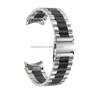 Bracelet de montre en acier inoxydable Deluxe Quick Fit pour <span class=keywords><strong>Samsung</strong></span> <span class=keywords><strong>Galaxy</strong></span> <span class=keywords><strong>Watch</strong></span> 6 40 mm 44 mm / Watch6 Classic 43 mm 47 mm <span class=keywords><strong>Watch</strong></span> 4 <span class=keywords><strong>5</strong></span> - Product Image 1