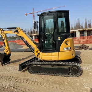 Used CAT 303.5ECR Crawler Hydraulic Excavator Second Hand CAT 305.5 306 307 <b>Mini</b> Small Excavator for Sale - Product Image 1