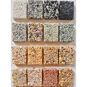 Aggregato di pietra incollata con resina epossidica 3-5mm 4-6mm 6-9mm, ciottoli colorati, pietra <span class=keywords><strong>lavata</strong></span>, <span class=keywords><strong>ghiaia</strong></span> arrotondata per pavimentazione di cortili - Product Image 4