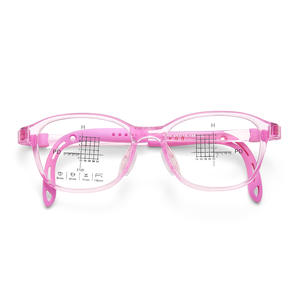 Montures de lunettes pour enfants, verres en résine, monture TR90, 1719, origine Danyang, largeur moyenne, design circulaire - Product Image 1