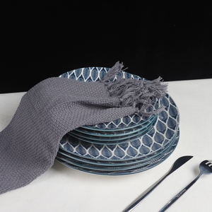 现货船中国工厂价格高品质环保10.5/7.5英寸餐垫印刷白瓷板现代设计 - Product Image 4