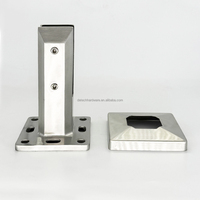 Spigots en acier inoxydable pour verre, robustes, pour clôture de piscine, garde-corps de balcon et escalier, design moderne