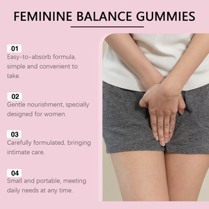 Gomitas para el Equilibrio Femenino con Vitamina C (Ácido Ascórbico), Equilibrio Hormonal para Mujeres, Polvo de Fruta de Piña, <span class=keywords><strong>Lactobacillus</strong></span> <span class=keywords><strong>Acidophilus</strong></span> - Product Image 4