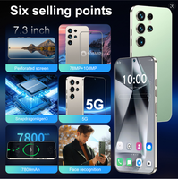 Smartphone 2025 Ultra 5G S24 Nuevo a Bajo Precio, Móvil Android con Pantalla HD y Cámara Trasera de 108MP para Juegos