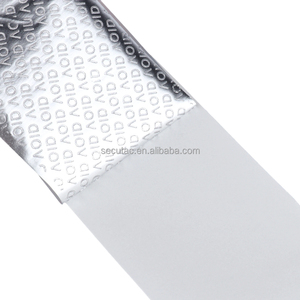 Custom Open-Void-Tape PET Material Holographic Laser Shrink Tape <strong>Label</strong> Anti-Counterfeit Feature