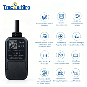 Quectel EG915LA 4G+2G GNSS Tracker EC33 รองรับโปรโตคอล GT06 การติดตามแบบเรียลไทม์ ระบบแจ้งเตือนความเร็วเกินกำหนด สำหรับรถยนต์ รถบรรทุก - Product Image 1