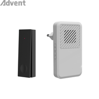 Sonnette de porte sans fil intelligente, 32 mélodies, kit de sonnette de porte domestique, sonnette de porte sans fil, sonnette de porte étanche