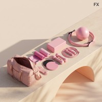 Kit de Yoga et Pilates Professionnel FX avec Logo Personnalisé : Anneau de Pilates, Ballon, Lest de Cheville, Bandes de Résistance en Tissu et Ballon de Yoga