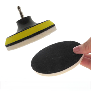 <span class=keywords><strong>3</strong></span> inç yün keçe parlatma pedi cırt cırt sıkıştırılmış yün keçe tekerlek parlatıcı pedleri için döner araçları ahşap, zanaat, Metal - Product Image 4