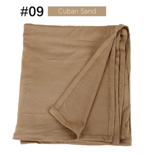 ฮิญาบเจอร์ซีย์คุณภาพสูง พรีเมียม ผ้าคลุมศีรษะมุสลิมเนื้อนุ่มสำหรับผู้หญิง ทึบแสง ยืดหยุ่น ขายส่ง สินค้ามาใหม่ - Product Image 4