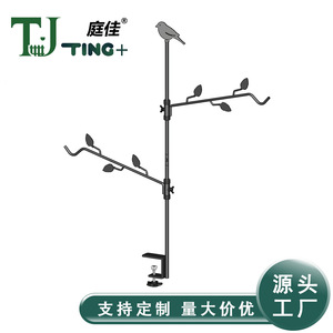 ที่แขวนอาหารนกโลหะ TJ-029 สำหรับแขวนกลางแจ้ง ทนทาน ใช้ได้ทั้งเป็นที่ให้อาหารและน้ำ ดีไซน์เรียบง่ายรูปทรงสี่เหลี่ยมผืนผ้า - Product Image 4