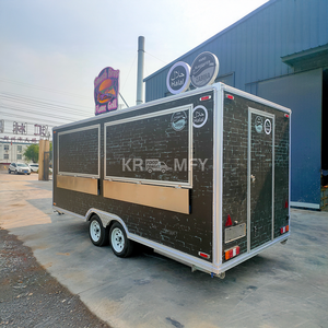 Remolque de Comida Multifuncional de Acero Inoxidable, Aluminio y Fibra de Vidrio, Remolcable, para Venta Ambulante, Catering, Hot Dogs y Papas Fritas - Product Image 3