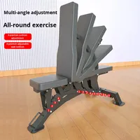 Chaise de Fitness réglable commerciale banc d'haltères équipement de presse maison oiseau plat banc d'haltères bancs