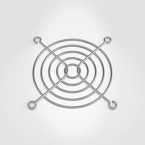 واقي مروحة 80 مم مع غطاء حماية من الفولاذ المقاوم للصدأ، متوفر باللون الفضي مع إمكانية التخصيص - Product Image 3