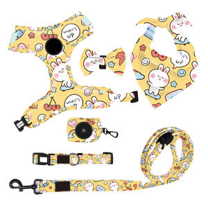 Set di 6 Pettorine Trendy e Confortevoli in Nylon Morbido con Chiusura a Bottone per Gatti e Cani - Product Image 4