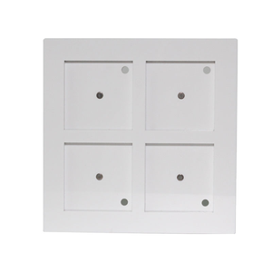 Cornice Fotografica Magnetica in Acrilico a 4 Celle OEM per Frigorifero, Cornici Quadrate in Plastica, Fornitore di Fabbrica - Product Image 1