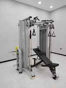 Stazione Multifunzionale Smith Machine per Uso Commerciale in Palestra, Rack a Parete Stazionario in Acciaio Inox con <span class=keywords><strong>Pesi</strong></span> da 75kg*2 - Product Image 5