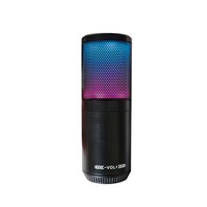 Microphone à condensateur USB, directivité cardioïde, réponse en fréquence 20Hz-20KHz, lumières RGB colorées pour ordinateur, karaoké, <span class=keywords><strong>jeux</strong></span> - Product Image 5